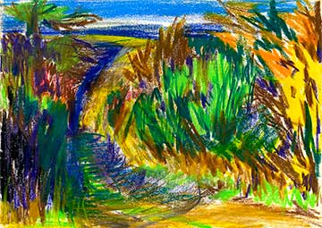 Path to Alyth 1, Drawing by John Boyle