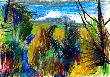 Path to Alyth 2, Drawing by John Boyle